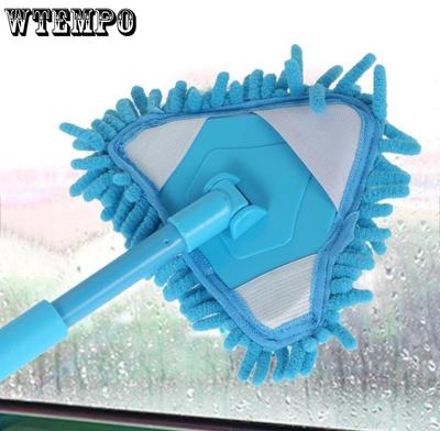 Mini mop otočný teleskopický chenilkový trojúhelník líný mop na zeď čisticí kartáč na domácnost mop mycí mop prach čisticí nástroj