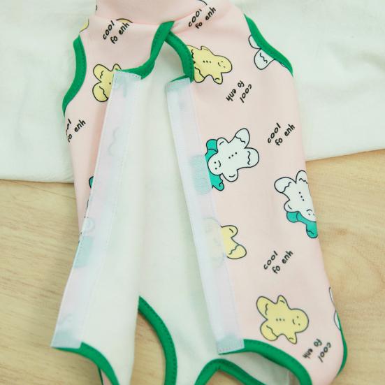 Pet Surgical Suit Gingerbread Man Pattern Anti-licking Skin-friendly Four-leg Cats Dogs Surgery Recovery Suit Pet Supplies