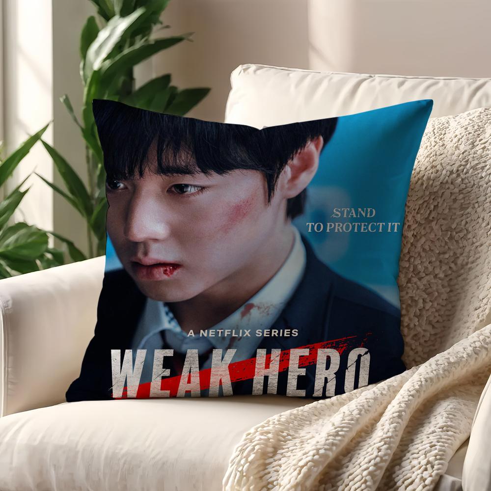 Movie W-Weak Hero Class 2 B cushion cover Pillow Sofa Printing Decoration Room Home Office Coffee Shop Car Nordic Simplicity