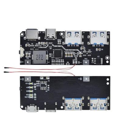 22.5W Power Bank 5-port Bidirectional Fast Charging Mobile Power Module Circuit Board DIY Motherboard Kit QC4+PD3.0