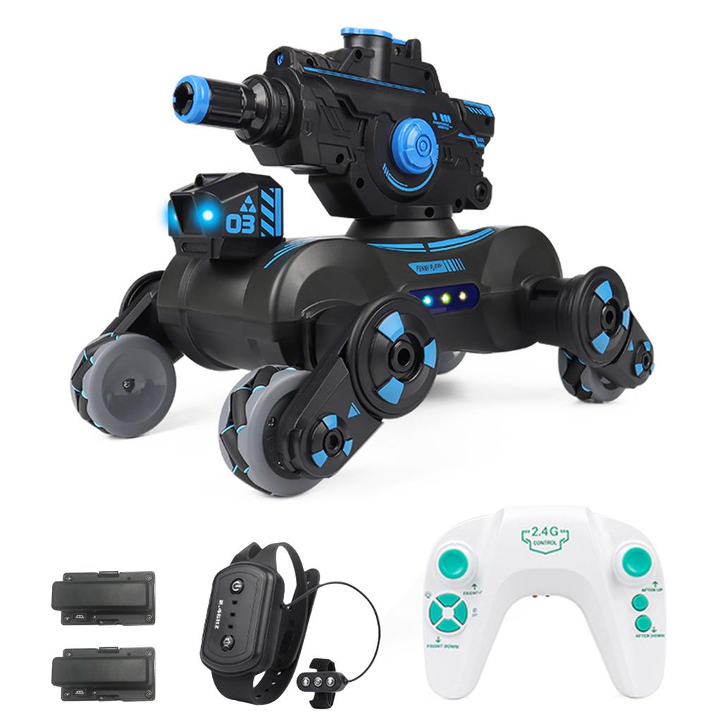 2.4G Remote Control Car 360° Rotating Remote Control Spray Toy Rechargeable Sensing RC Stunt Car