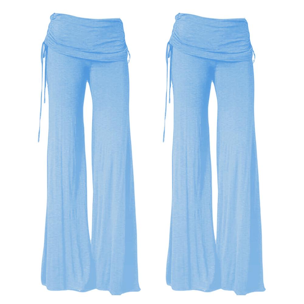 TEMU Popularne Codzienne Spodnie Dzwony Europejskie i Amerykańskie - Luźne, Uniwersalne Długie Spodnie na Jesień i Zimę.