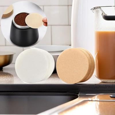 Soft Texture Dripper Coffee Filters Tools Moka Pot Paper Filter  For Espresso Coffee Maker