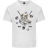 Ice Hockey Boots Stick Pucks Unisexs Light Cotton Tshirt