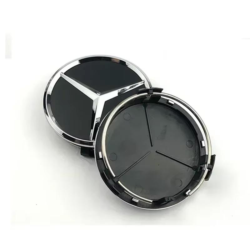 75mm Car Logo Tire Rim Center Cover for Mercedes Benz W212 W163 W176 W166 W203 W204 W205 W209 W210 W211 W221 CLA Wheel Hub Caps CI1
