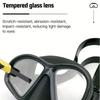 Foldable Snorkel Snorkeling Set Tempered Glass Snorkel Set Wet Diving Mask  Snorkeling