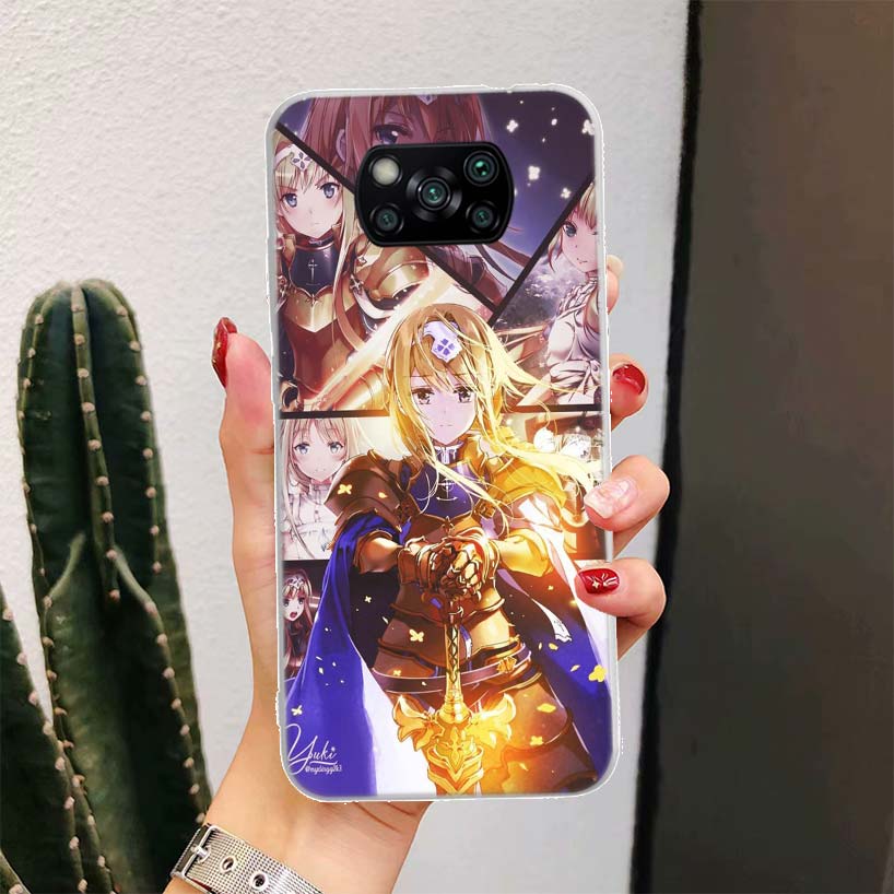 Fate Zero Stay Night Saber For Xiaomi Poco X6 X3 Nfc X5 X4 F6 F5 Pro Phone Case F4 Gt F3 F2 F1 M5S M4 M3 M2 5G Fundas Coque X3 N