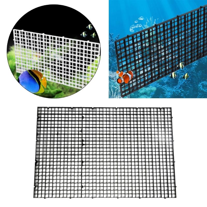 Griglie di Plastica Acquari Griglie EggCrate Pannello per Separare Pesci da Compagnia Filtrazione