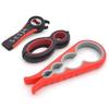 The Dww three-piece bottle opener and pull-ring can opener are used to open stubborn lids. The design is suitable for weak hands, the elderly, and tho