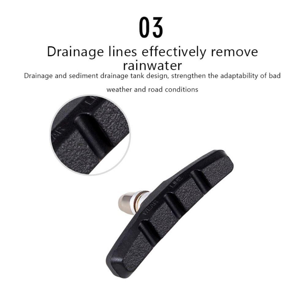 Durable Rubber Brake Pad Universal Riding Equipment New Cycling Accessories