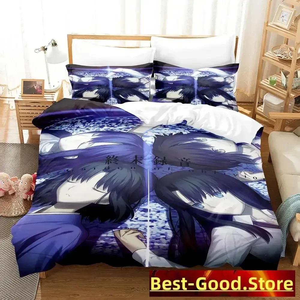 Top Kara No Kyoukai Bedding Set Printed Bed Set With Pillowcase Bed Duvet Cover Soft Single Double Queen Super King Size