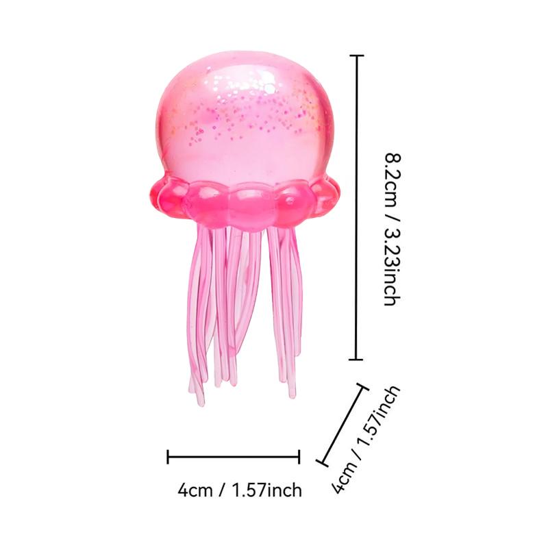 Jellyfish Squishy Fidget Set Rabbit Ice Cream Cone Stress Relief Anti-Anxiety Sensory Squeeze Toys Waterproof Water Play Gift