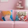 Anime Oblivion Battery Cushion Cover Soft  EasyWash Pillow Case  Versatile for Couch Bed Travel and Office