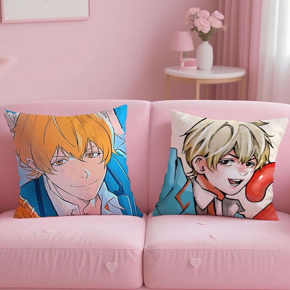 Anime Oblivion Battery Cushion Cover Soft EasyWash Pillow Case Versatile for Couch Bed Travel and Office
