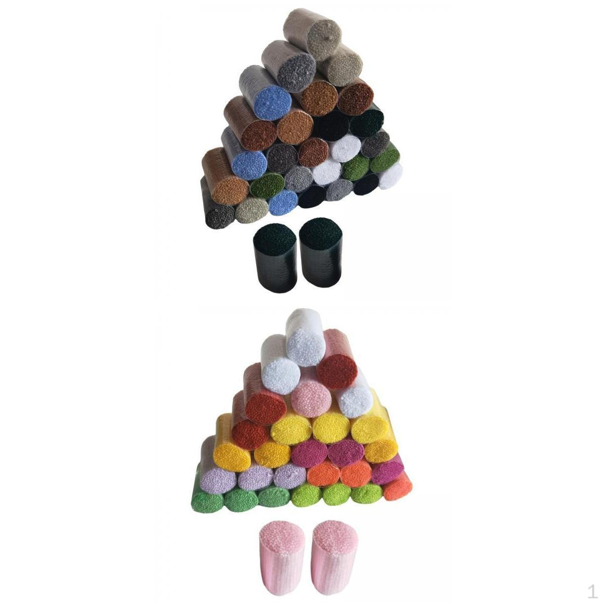 

60 штук Акриловая пряжа Рукоделие Крючок для защелки Набор для наволочки для подушки Материалы