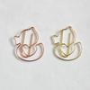 Cute Animal Shaped Golden Metal Decorative Paper Clip Bookmark Gift
