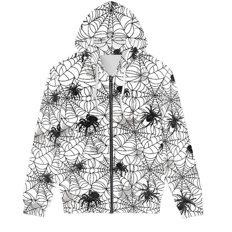 Graphic Hoodies Funny Halloween Pullovers Autumn And Winter Casual Sweatshirts Hooded Tops Clothing