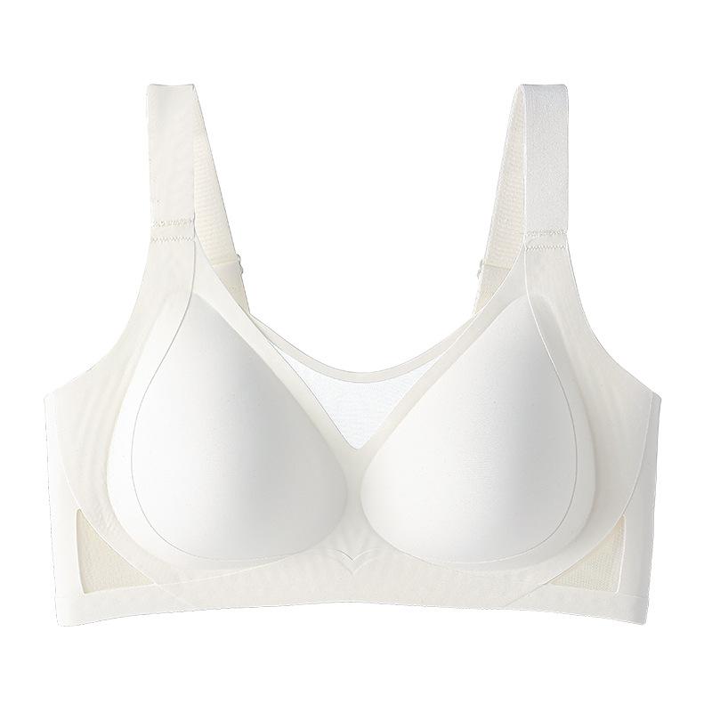 Women S Summer Thin Fixed Cup No Wire Push Up Plus Size Seamless Bra