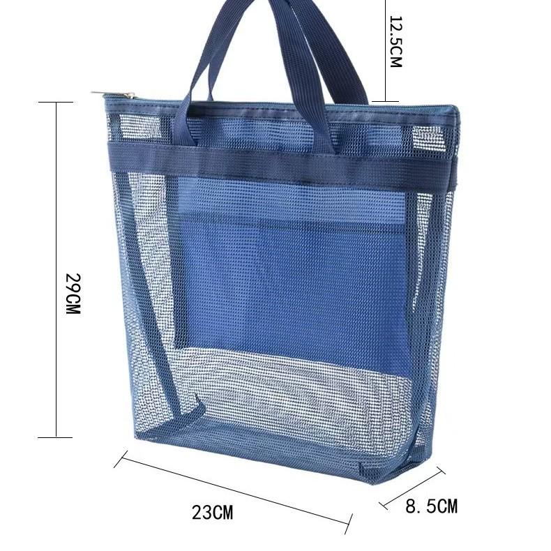 Breathable Large-Capacity Mesh Toiletry Travel Bag