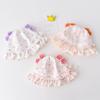 Spring Baby Bucket Hat With Cute Bow Unisex Infant Windproof Sun Hat Adjustable Brim For Newborns And Toddlers