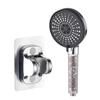 Adjustment 5-speed Water Filter Shower Head High Pressure Negative Ion Hard Water Softening Shower Head Set
