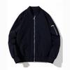 Giacca Bomber Primaverile da Uomo Casual con Tasca con Cerniera