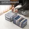 7 Grids/9 Grids Clothes Organizer Closet Organizer Storage Drawer Dividers with Handle Wardrobe