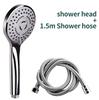 Bathroom Pressurized Hand Shower Package Accessories Shower Nozzle Large Water Output 5 Models Universal Adaptation Save Water