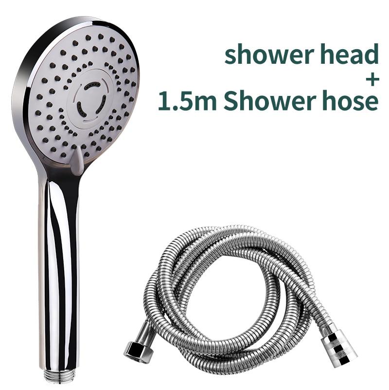 Bathroom Pressurized Hand Shower Package Accessories Shower Nozzle Large Water Output 5 Models Universal Adaptation Save Water