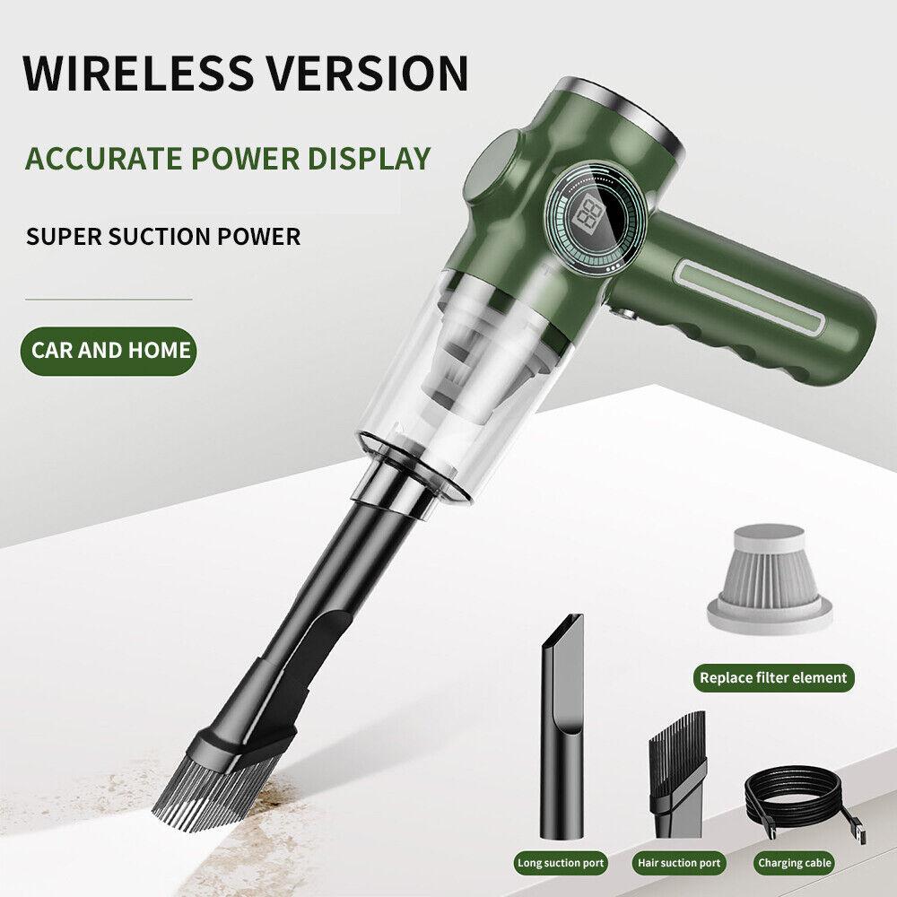 Car Vacuum Cleaner High Power Cleaning Machine Mini Portable Strong Suction  Wireless Handheld Vacuum Cleaner Car Home Appliance