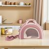 Small Animal Carrier Bag Portable Pet Shoulder Bag for Hamster Sugar Glider Rat Guinea Pig - Breathable Outdoor Travel Carrier