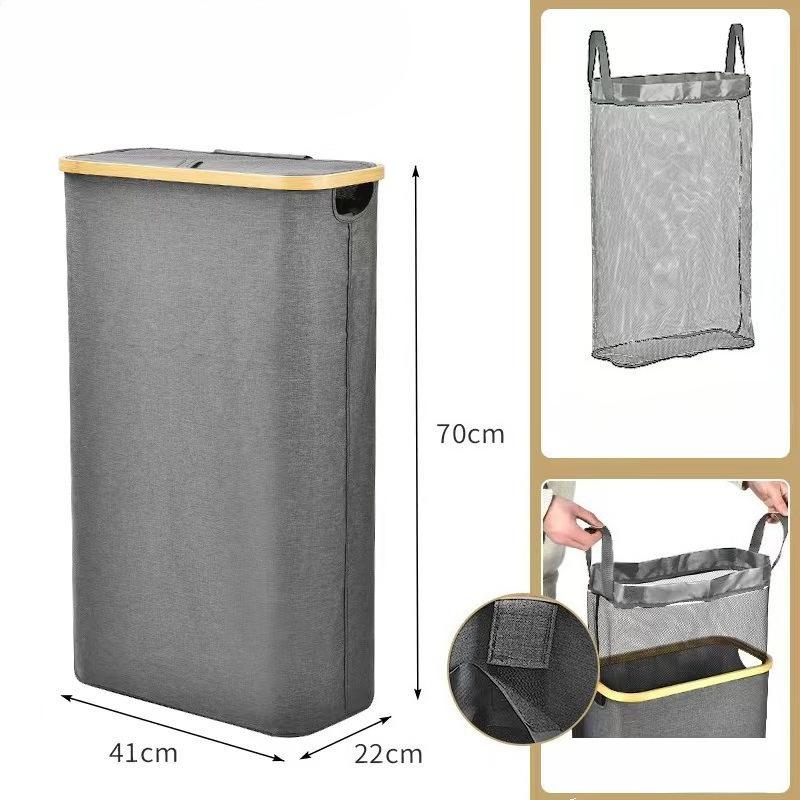 Folding Dirty Laundry Basket Bathroom Laundry Baskets Multifunction Organizer Hamper Large Capacity Storage Hampers with Handle