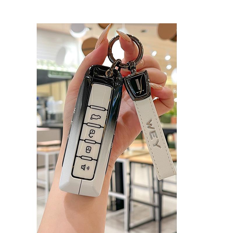 High-End Metal Key Case for Wey VV5, Mocha VV7, Latte VV6, Great Wall WEY