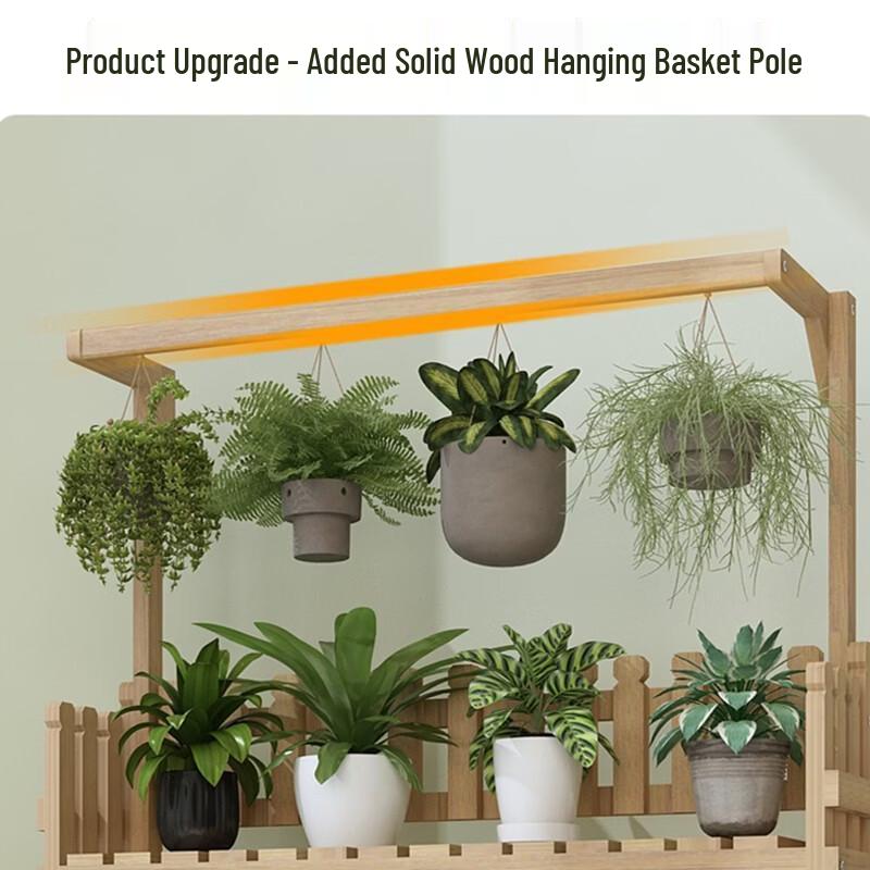 Bamboo Multi-tier Flower Stand