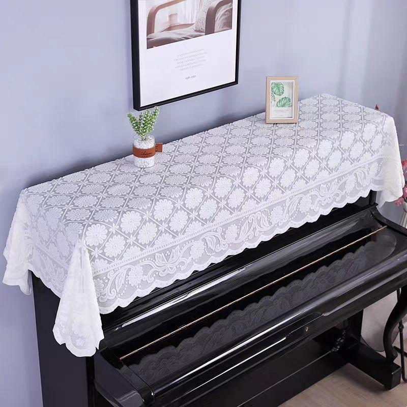 Lace Piano Covers Dust-proof Household Furniture Electronic Digital s Protective Cover Upright  Dust-cover Home Decor