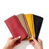 Mendy Leather Long Purse Wallet Woman Card Holder Pouch Phone Holder Leather Case Cardholder Genuine Leather Credential Holder