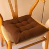 Thickened Floor Cushion Corduroy Chair with Ties, Soft Square Seat Pad, Non-Slip Comfortable Office Pad Warm for Reading Nook Floor, Winter