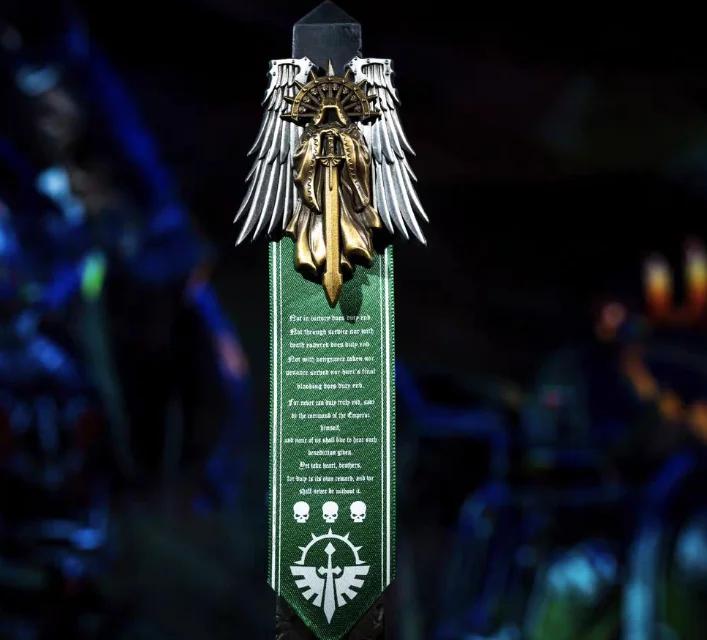 Dark Angel Emblem Brooch Pardon Angel Inner Ring Certificate Badge