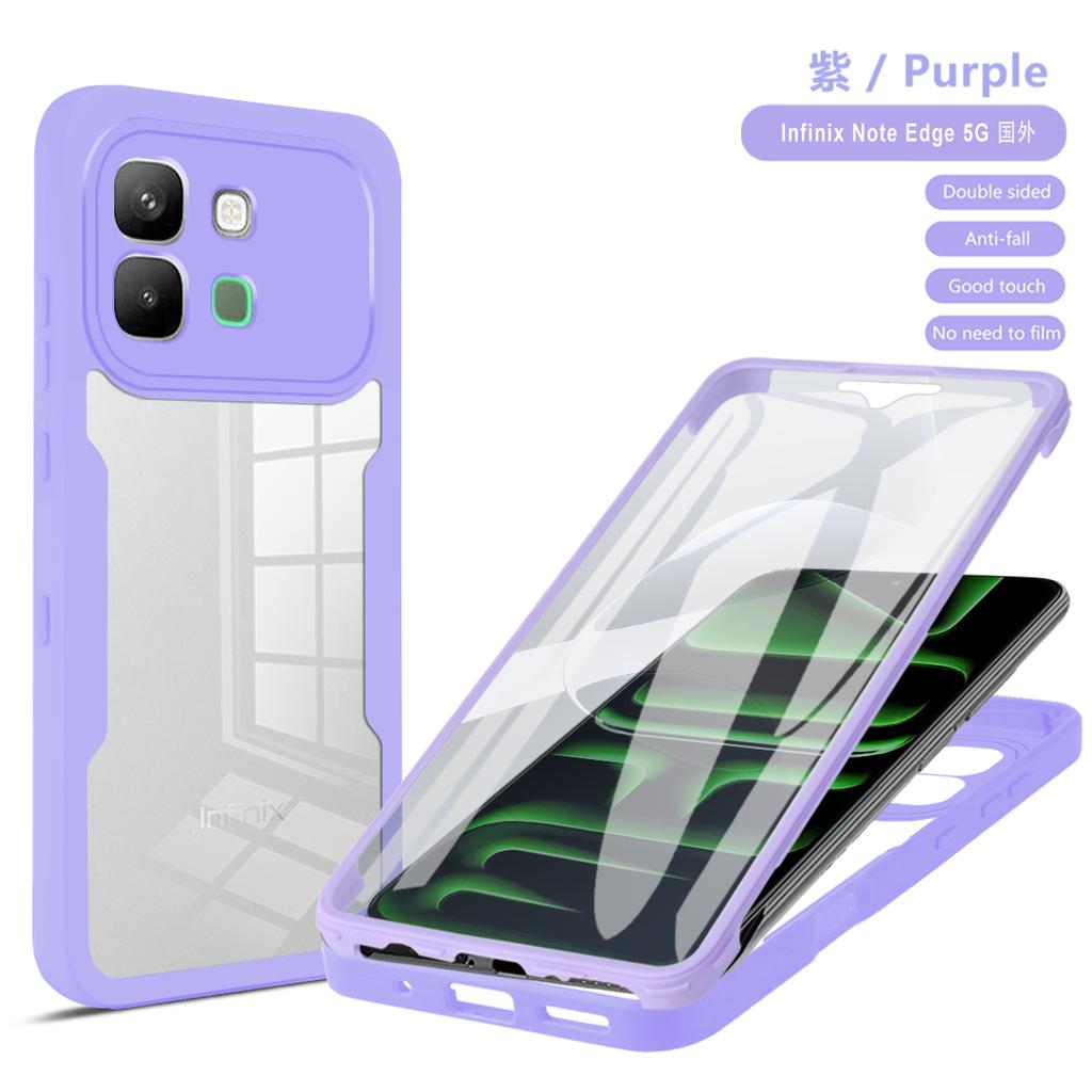 Full Body Protection Shockproof Case for Infinix Note Edge 5G Protective Cover Screen Protector Fundas Coque