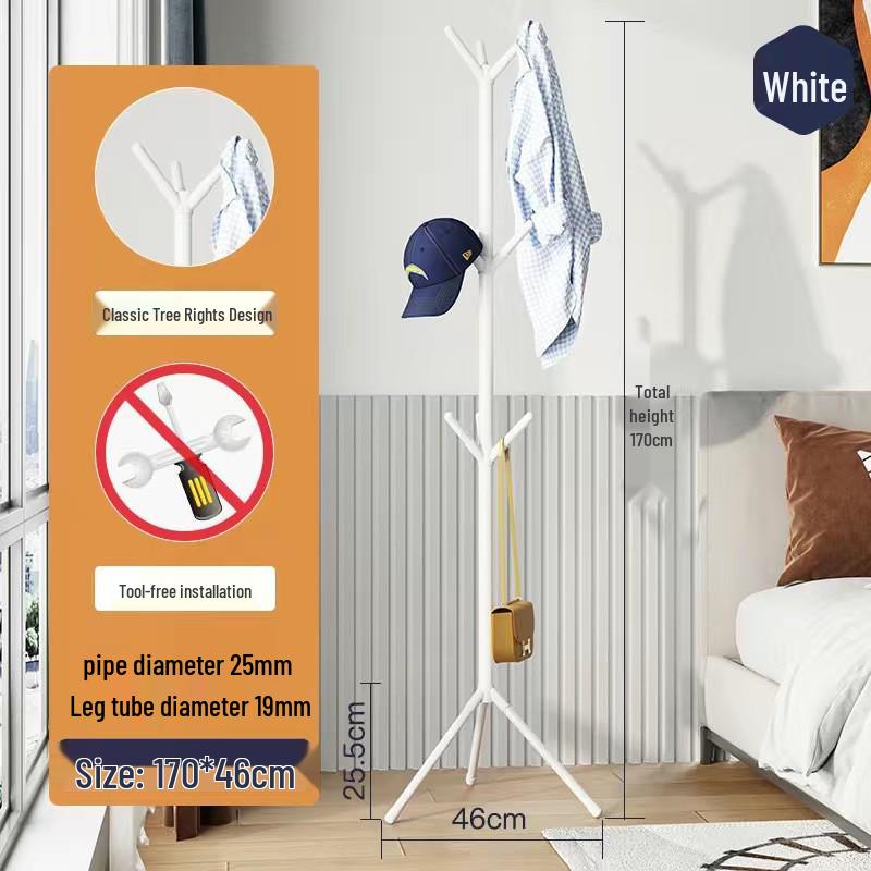 Freestanding Indoor Rolling Clothes and Coat Rack with Hanger and Drying Features