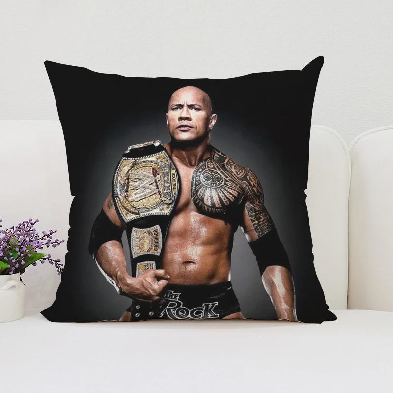 

45x45 Cushions Cover for Pillow Cases Decorative D-Dwayne Johnson Fan Gifts Cushion Cover 50x50 Aesthetic Room Decoration Covers 12x12Inch