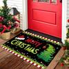 VIKAMA Creative Christmas Carpet Soft Doormat Welcome Carpet Living Room Carpet Rug For Bedroom Outdoor Carpet Christmas Decorat