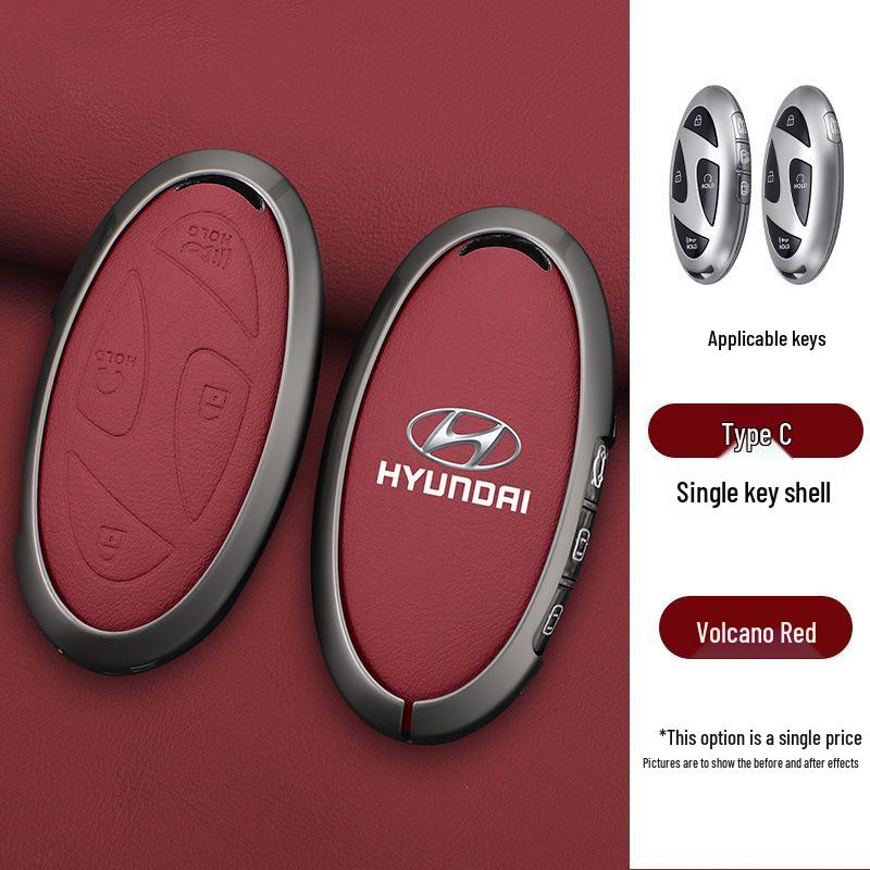 

Металлический чехол для ключа для Hyundai Sonata, IONIQ6, Elantra & ElantraN Пульт дистанционного управления (24 модели) OPP Bag