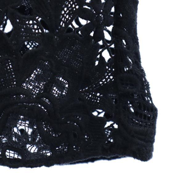 SEE BY CHLOE Long Sleeve Race One Piece 36 Black Series Women Used