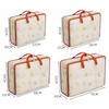 PVC Foldable Storage Bags with Handle Large Capacity Clothes Quilt Organizer Waterproof Moisture-proof Closet Organizer Bags