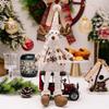 Christmas Telescopic Doll European Style Santa Claus Snowman Elk Hanging Leg Doll Christmas Decoration Supplies
