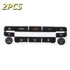 2 Sheets Central Control Dashboard Button Stickers Car Button Ac Label For Repairing Air Conditioning Control Buttons