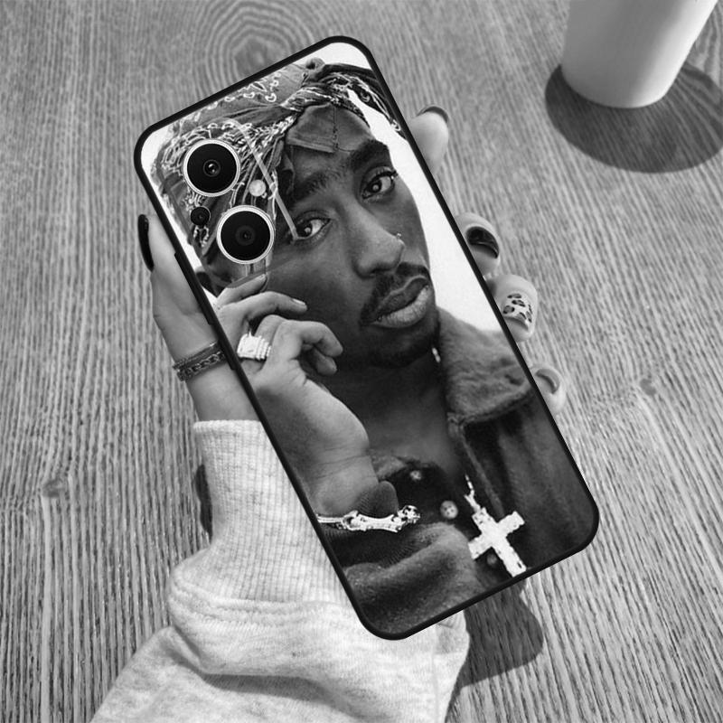 

2Pac Hip Hop Singer Funda For OPPO Reno 12F 11F 13F 14F 8T 8 Lite 10 11 12 13 14 OPPO Find X8 X6 X5 X9 Pro Case OPPO Reno7 Lite