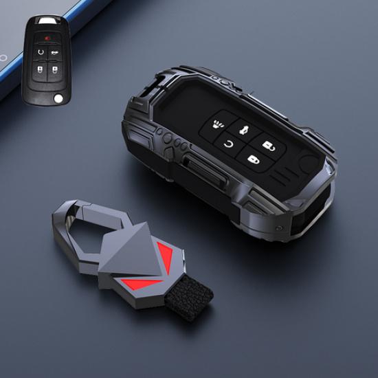 Zinc Alloy Silicone Car Key Fob Case Cover For Chevrolet Camaro Cruze For Buick