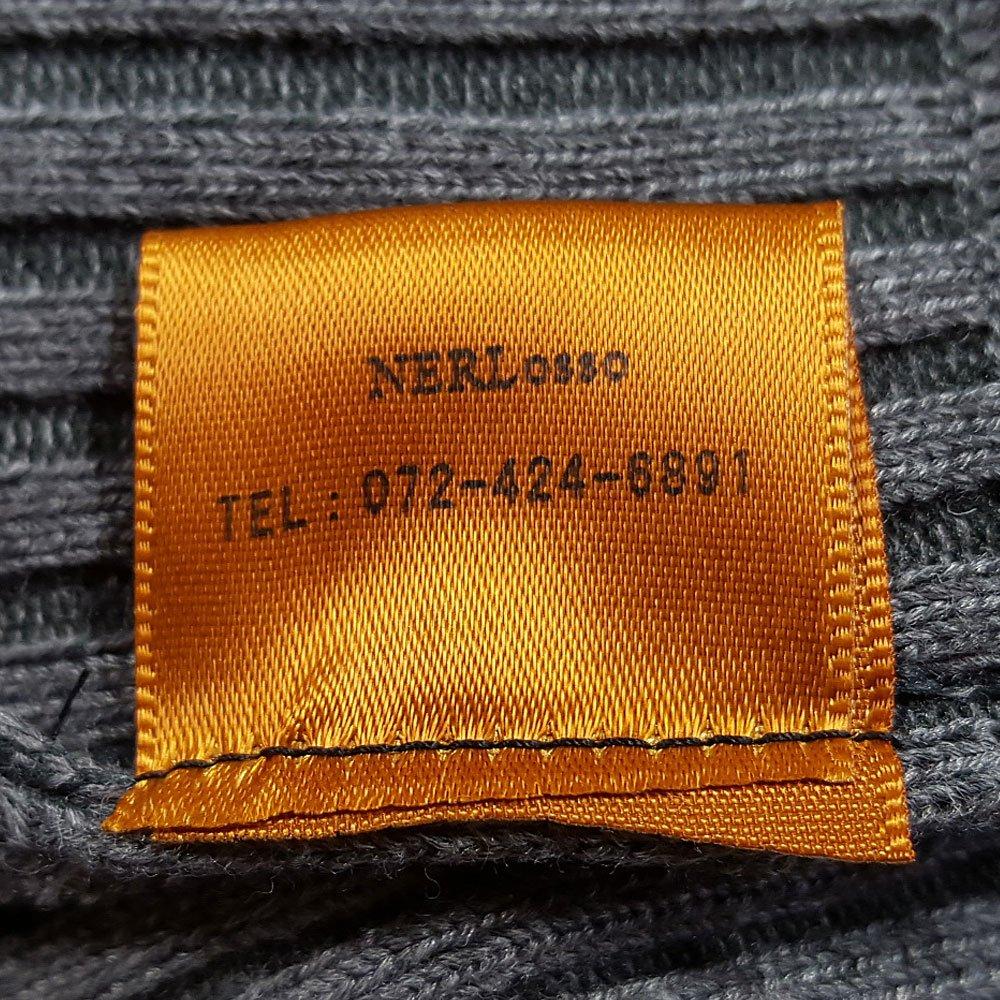 NERLosso Long Sleeve Turtleneck Sweater with Cable Knit Crew Sizes CMW2464 Men's V-Neck Neck, Black, 205-XXL,